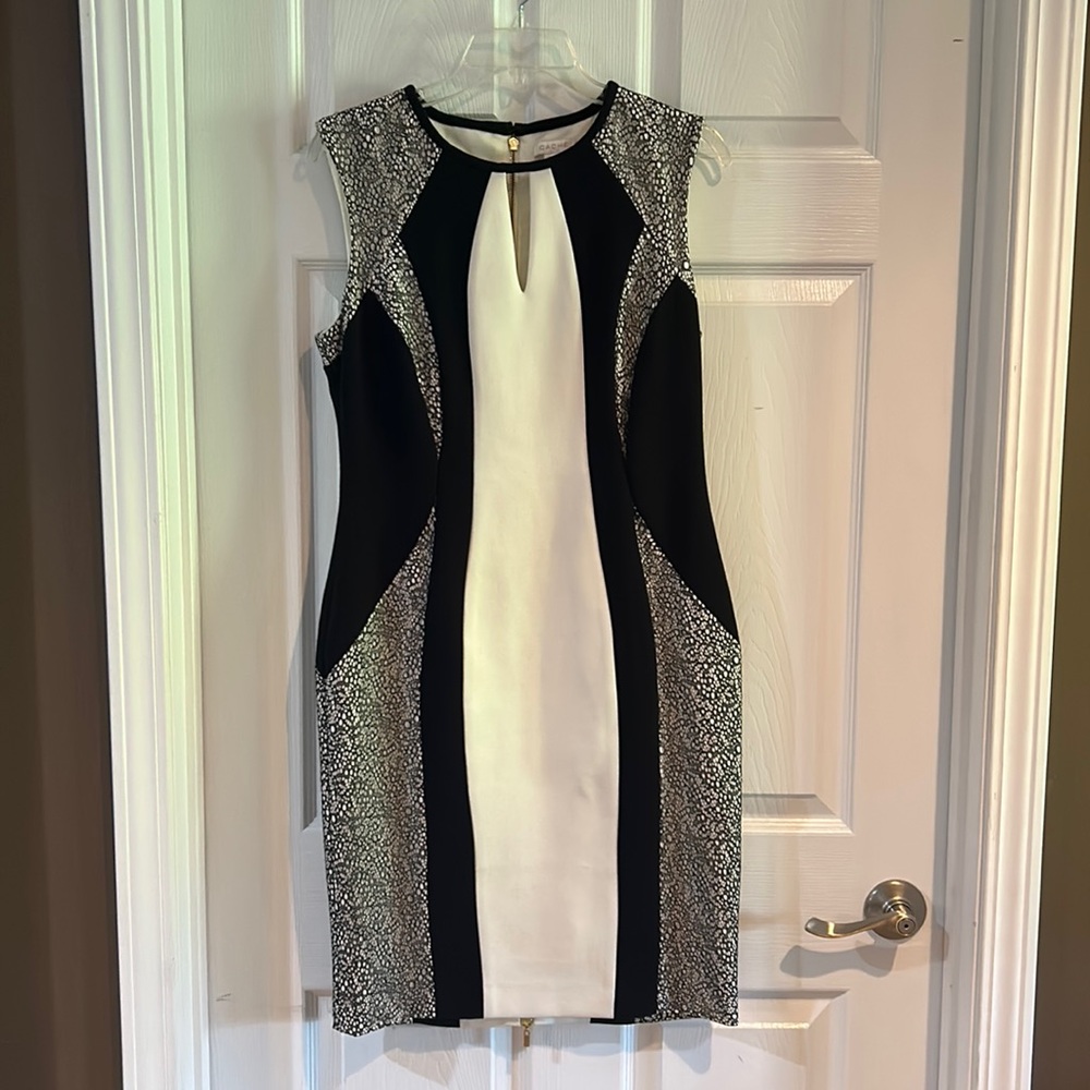 Black and Cream Dress